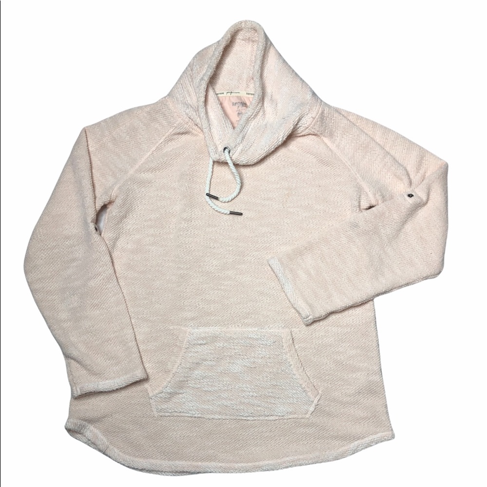 Kensie Performance Womens Blush Pink Quick Dry Pullover Long Sleeve Top Size Med